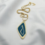 Paskunji Font ”Letter a” Georgian Alphabet ”Letter G” Necklace