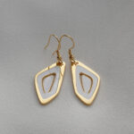Georgian Alphabet “Letter I” Earrings