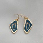 Georgian Alphabet “Letter I” Earrings