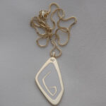 Georgian Alphabet “Letter N” Necklace