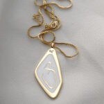 Georgian Alphabet “Letter T” Necklace