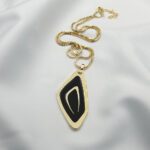 Paskunji Font ”Letter n” Georgian Alphabet ”Letter I” Necklace