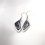 Georgian Alphabet “Letter K” Earrings