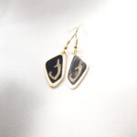 Georgian Alphabet “Letter K” Earrings
