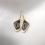 Georgian Alphabet “Letter T” Earrings