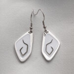 Georgian Alphabet “Letter A” Earrings