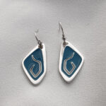 Georgian Alphabet “Letter A” Earrings