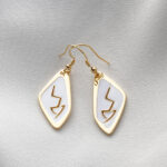 Georgian Alphabet “Letter B” Earrings