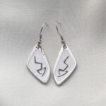 Georgian Alphabet “Letter B” Earrings