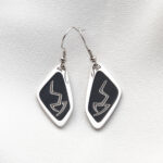 Georgian Alphabet “Letter B” Earrings