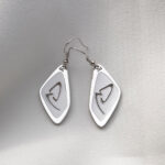 Georgian Alphabet “Letter D” Earrings