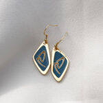 Georgian Alphabet “Letter D” Earrings