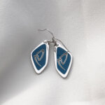 Georgian Alphabet “Letter D” Earrings