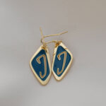 Georgian Alphabet “Letter E” Earrings