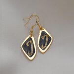 Georgian Alphabet “Letter E” Earrings