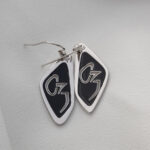 Georgian Alphabet “Letter F” Earrings