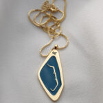 Georgian Alphabet ”Letter H” Necklace