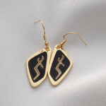 Georgian Alphabet “Letter J” Earrings