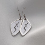 Georgian Alphabet “Letter J” Earrings