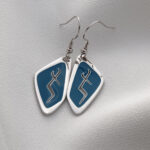 Georgian Alphabet “Letter J” Earrings