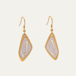 Georgian Alphabet “Letter L” Earrings