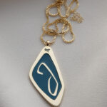 Georgian Alphabet ”Letter M” Necklace
