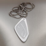 Georgian Alphabet ”Letter M” Necklace