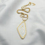 Paskunji Font “Letter M” Georgian Alphabet ”Letter O” Necklace