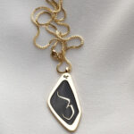Georgian Alphabet ”Letter P” Necklace