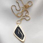 Georgian Alphabet ”Letter Q” Necklace