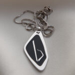Paskunji Font ”Letter b” Georgian Alphabet ”Letter S” Necklace