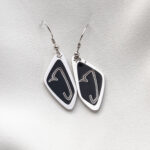 Georgian Alphabet “Letter U” Earrings
