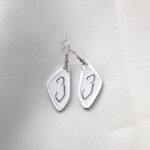 Georgian Alphabet “Letter W/V” Earrings