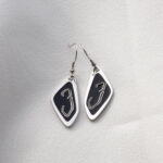 Georgian Alphabet “Letter W/V” Earrings