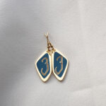 Georgian Alphabet “Letter W/V” Earrings