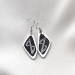 Georgian Alphabet “Letter Z” Earrings