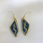 Georgian Alphabet “Letter J” Earrings